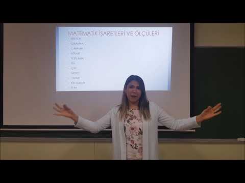 Türk İşaret Dili - Matematik İşaretleri ve Ölçüleri