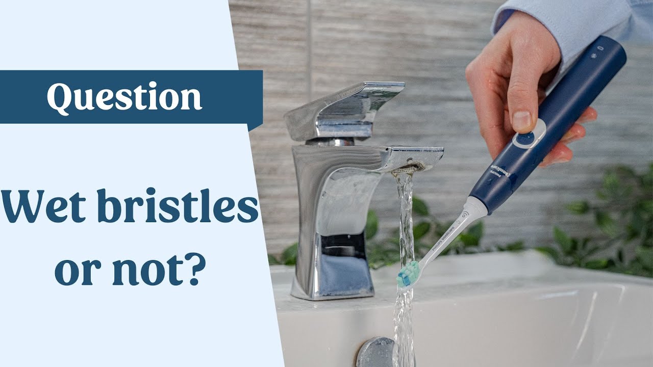 Should you wet your toothbrush bristles?
