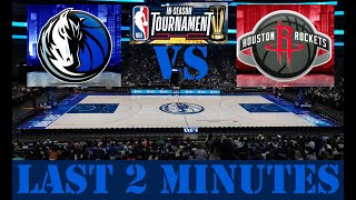 (NBA) Dallas Mavericks VS Houston Rockets (Clutch Last 2 Minutes)