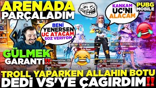 TROLL YAPARKEN ALLAHIN BOTU DEDİ VS'YE ÇAĞIRDIM 😂 ADAM ÇILDIRDI 😎 PUBG MOBİLE TROLL