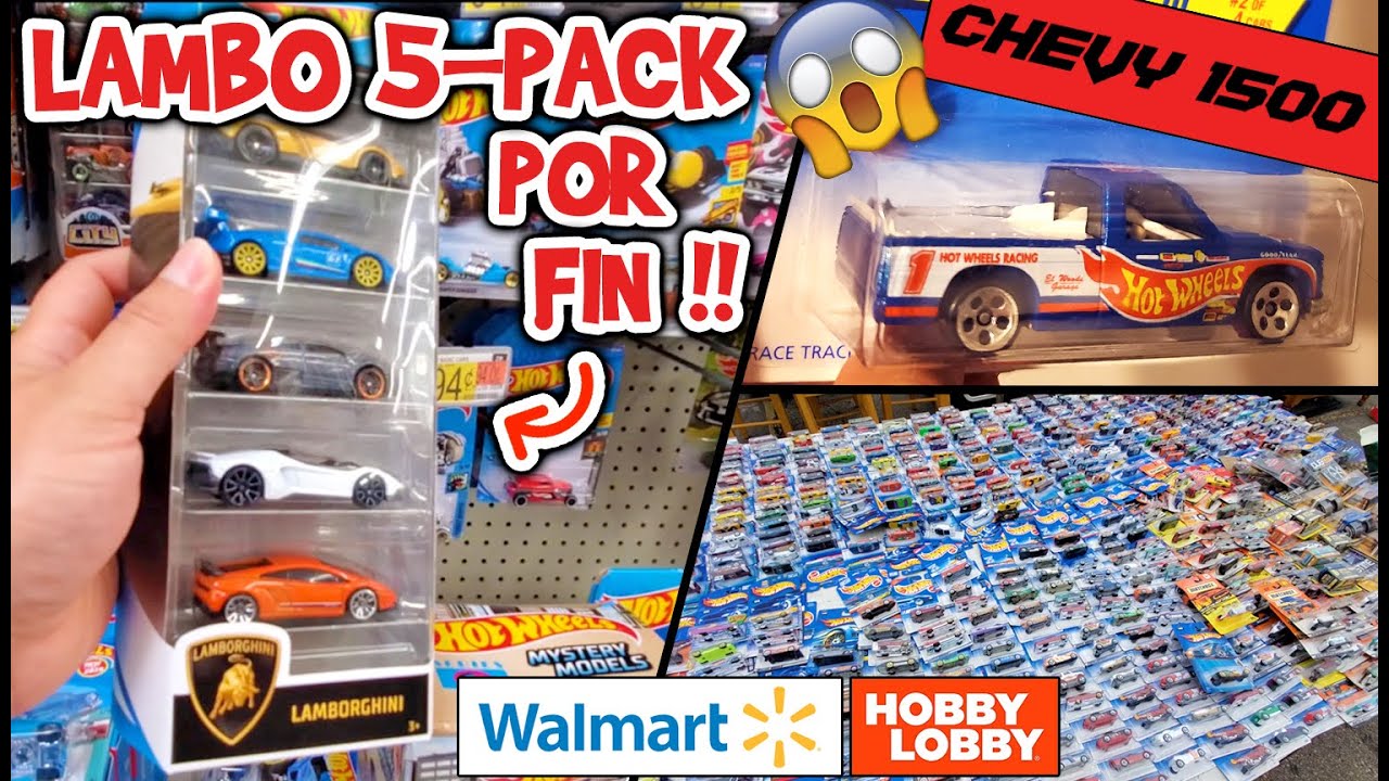 De Cacería en Walmart, Hobby Lobby y la Pulga - Lamborghini 5-pack!