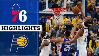 Philadelphia 76ers Vs Indiana Pacers - Full Game Highlights