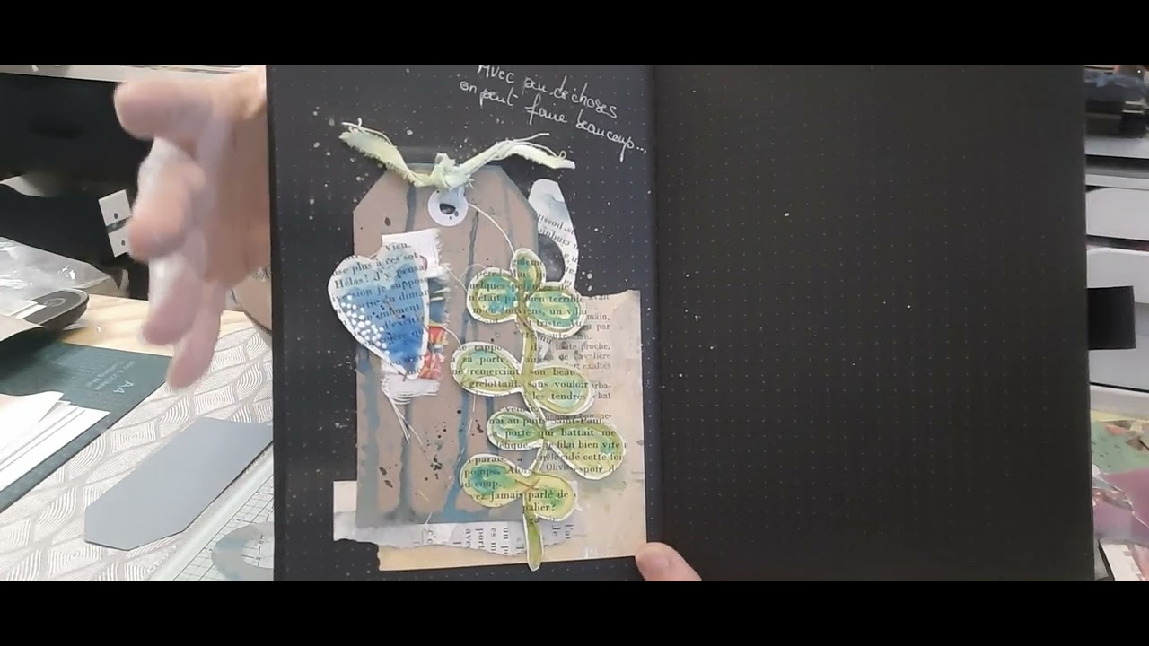 CARNET CREATIF / AVEC DES PTITS RIENS ON PEUT FAIRE BEAUCOUP