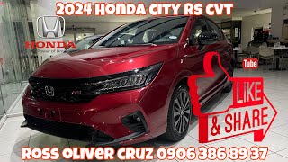 2024 Honda City RS CVT (Ignite Red Metallic)