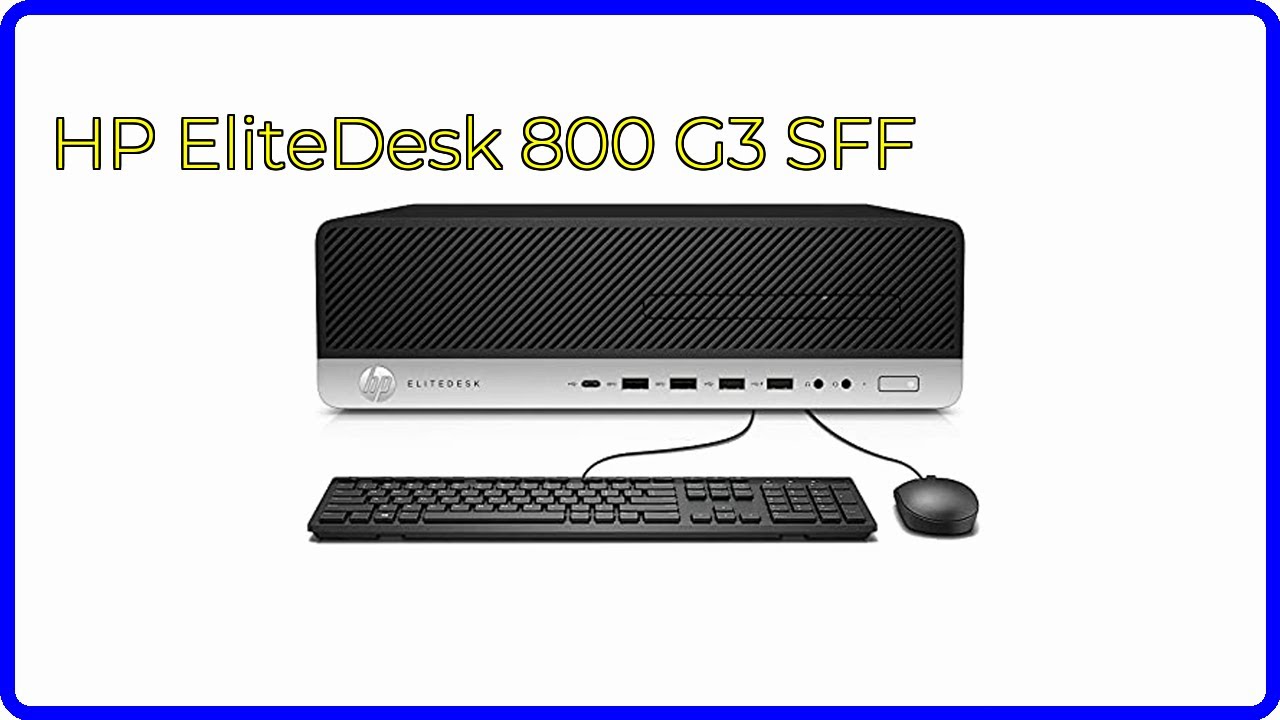 HP Elitedesk 800 G3 SSF | Core I5 | 16gb Ram | System Unit