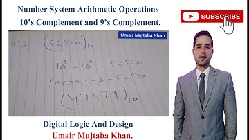 10s Complement and 9s Complement in hindi/ Urdu | Examples | Questions | Umair Mujtaba Khan