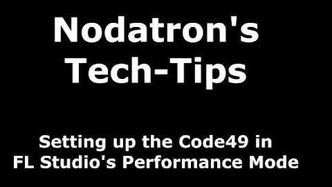 Using the M-Audio Code 49 for FL Studio