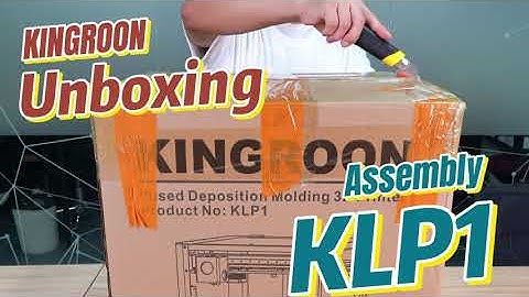 Unboxing and Assembly KINGROON KLP1 3D Printer #3d #3dprinter #klp1