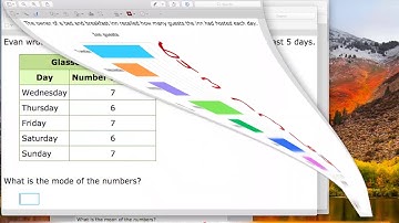Video Lesson: Mean, Median, Mode and Range from Graphs