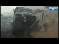Crash FIA Europen Truck Racing Le Mans 2011