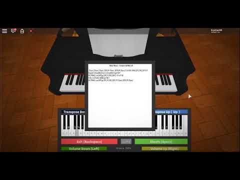 Roblox Piano Star Wars Imperial March - imperial march roblox piano