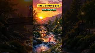 find 7 hidden dancing girls #Puzzle #hiddendancinggirls #3