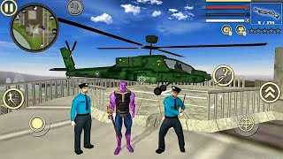 Thanos Rope Hero Vice Town Crime Simulator #17  - Android Gameplay screenshot 5