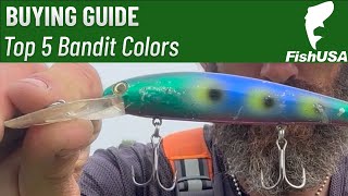 The TOP 5 Bandit Walleye Deep Diver Colors for Fishing Lake Erie