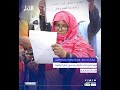 ذوو احتياجات خاصة يحتجون أمام الرئاسة طلبا لإنصافهم