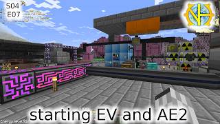 Information GTNH S04 E07 - starting EV and AE2 News