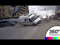 Появилось видео из Новосибирска, где очевидцы жуткого ДТП перевернули «скорую»