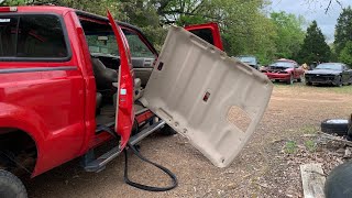 9916 SUPER DUTY HEADLINER REMOVAL