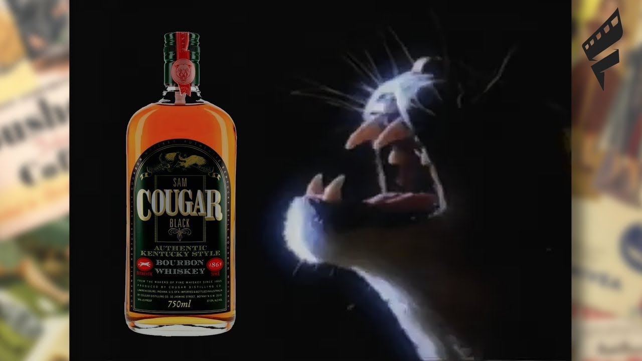 Cougar Bourbon Whiskey 1980s Advertisement Australia Commercial Ad
