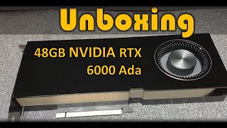 NVIDIA RTX 6000 Ada Generation GPU