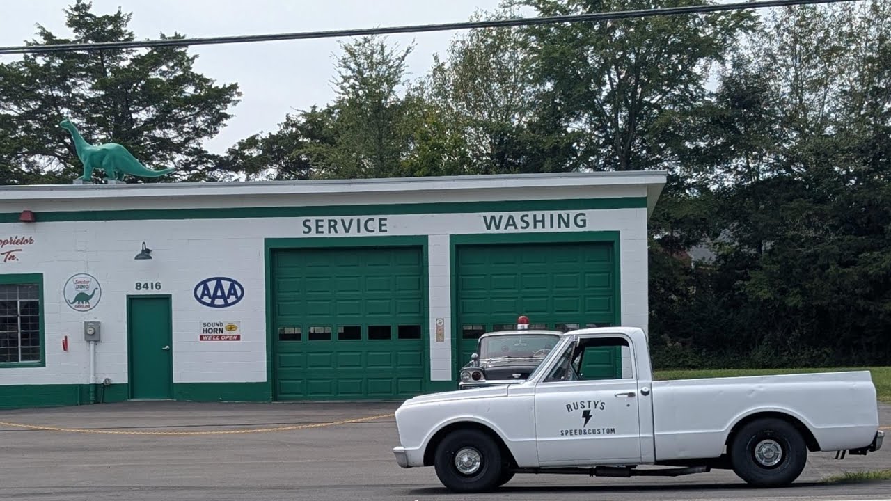 I took the C10 to a restored Sinclair Gas Station in Tennessee!