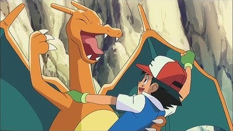 Dracaufeu et Sacha | Pokémon : Noir & Blanc – Aventures à Unys et au-delà