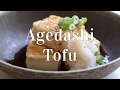 Agedashi tofu