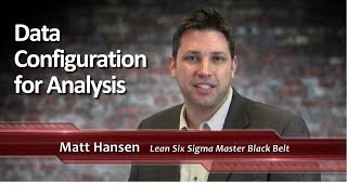 5-04: Data Configuration for Analysis