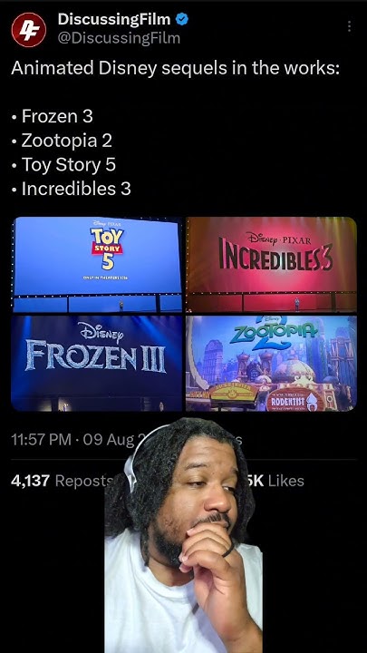 Animated Sequels Announced At D23 👀 #d23 #d23expo #disneyplus #
