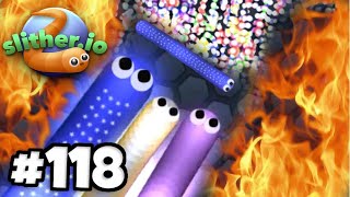 126k+ RACES AS SLITHER.IO TOP PLAYER - Slitherio Best Moments Ever