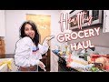 HEALTHY Grocery Haul (Easy Lunch/Dinner Ideas+  Snacks!) | Jazmine Garcia