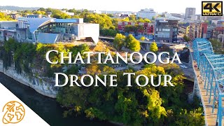 Chattanooga TN Tennessee 4K drone footage Tour