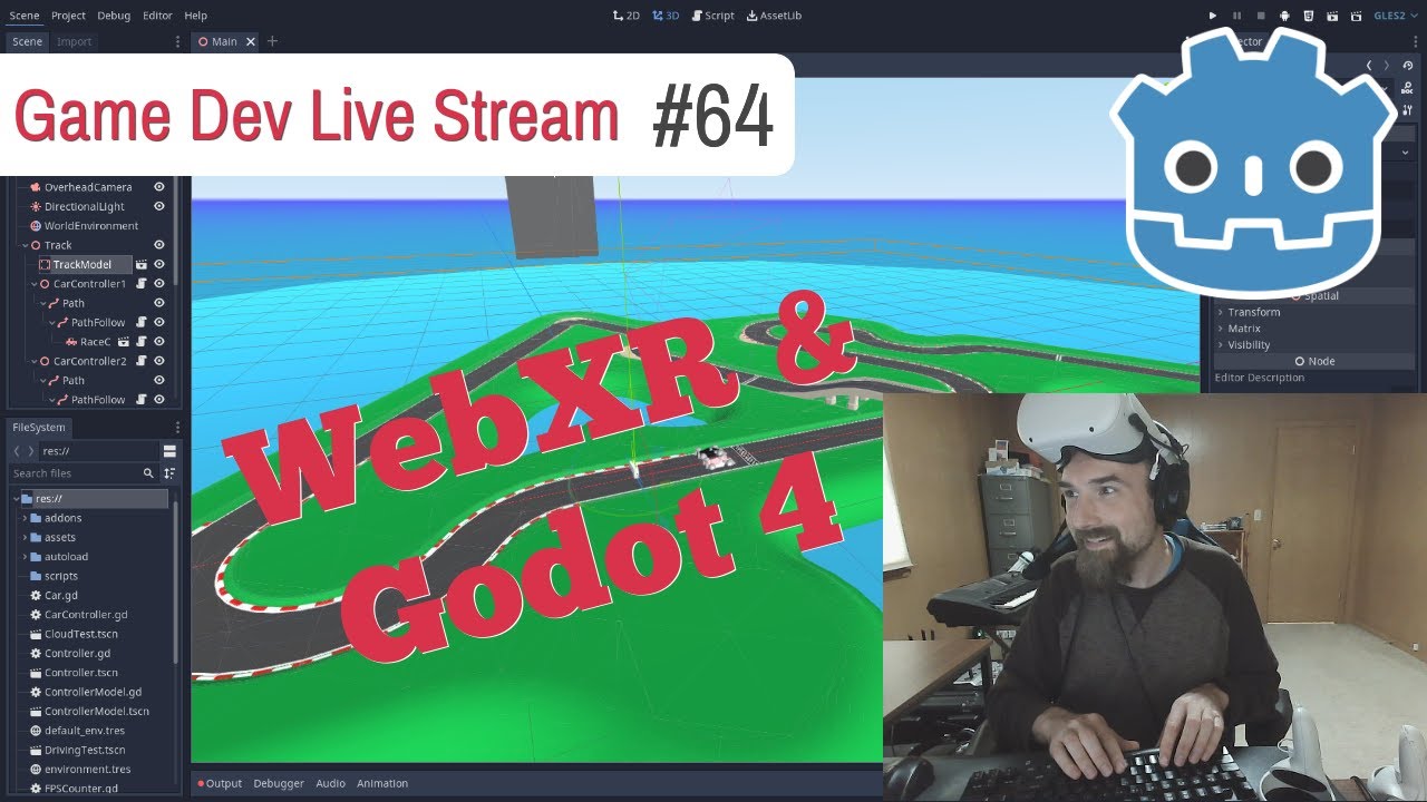 Game Dev Stream #64 - WebXR & Godot 4 - YouTube
