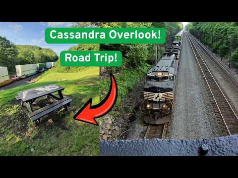 Cassandra Overlook a hidden Railfan Oasis! (6/13/26)