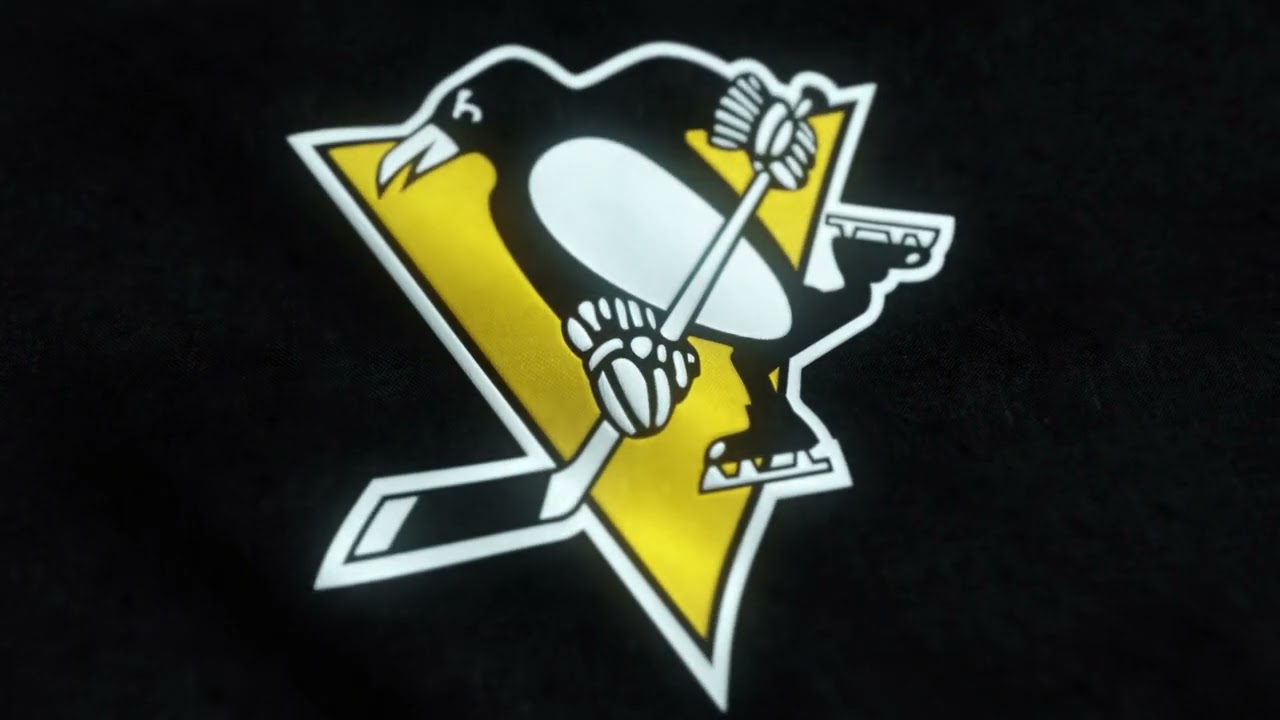 Pittsburgh Penguins Logo Flag Animation Loop
