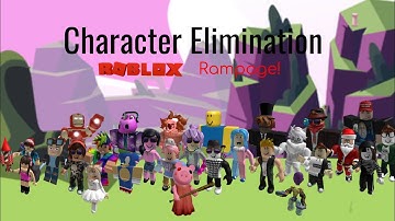 Character Elimination: Roblox Rampage INTRO!!!