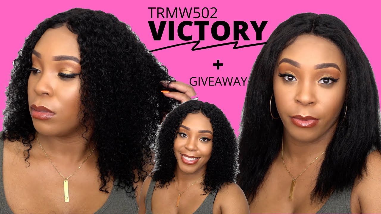 Mane Concept Trill Remy Hair Wet & Wavy Lace Wig - TRMW502 VICTORY 14-16 +GIVEAWWAY --/WIGTYPES.COM