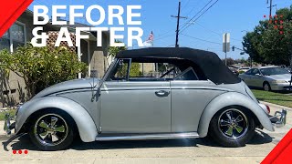 1966 Convertible Volkswagen Transformation 🔥