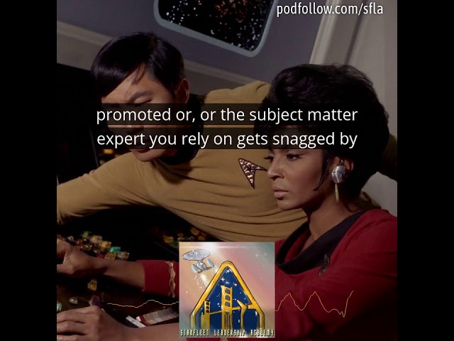 Starfleet Leadership Academy Episode 9 Promo Clip - Succession Planning