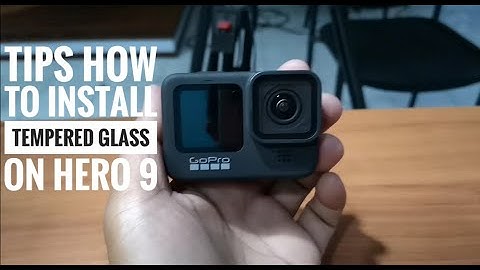 How to install Tempered Glass on GoPro Hero9