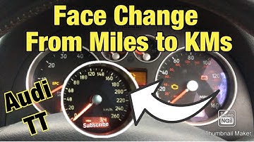 16) TT Dash Gauge Face from :- Miles to KMs