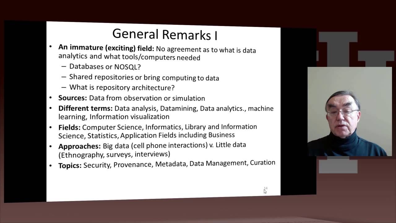 Iu Informatics Math Requirements IU X-Informatics Unit 5:Lesson 7: Data Analytics I - YouTube