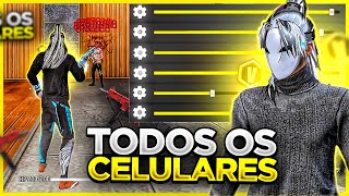 Todas as Armas! 🤬⚙️ a MELHOR SENSIBILIDADE para SUBIR CAPA no FREE FIRE na NOVA ATUALIZAÇÃO! 🔥 FF