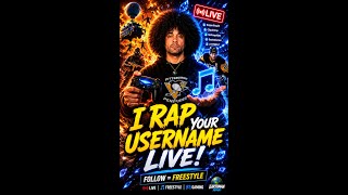 🎤🔥 LIVE: I Freestyle Viewer Usernames While Gaming 😂🎮