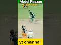 Abdul Razzaq vs Macgrah at Australia Home Ground #cricket
