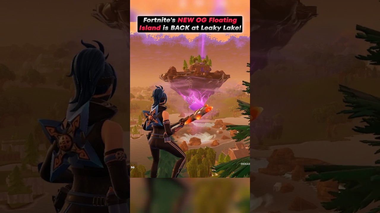 Fortnite’s NEW OG Floating Island is BACK at Leaky Lake?! 😱 
