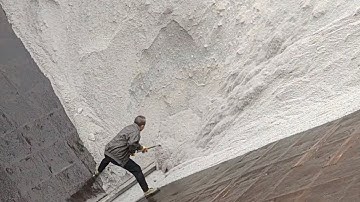 Ship Unloading Soil - A Mountain Is Collapsing #satisfying #sand
