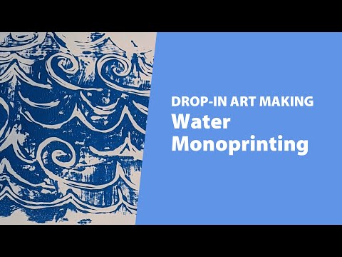 Making a Monoprint with paint