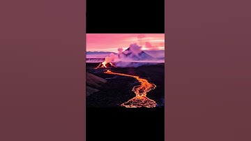 Volcano 🌋 eruption ASMR #asmr #asmrsounds #volcano #viral