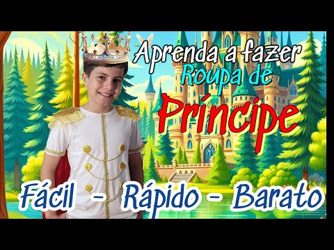Tutorial: Learn how to make the best PRINCE outfit - beautiful, easy and cheap
